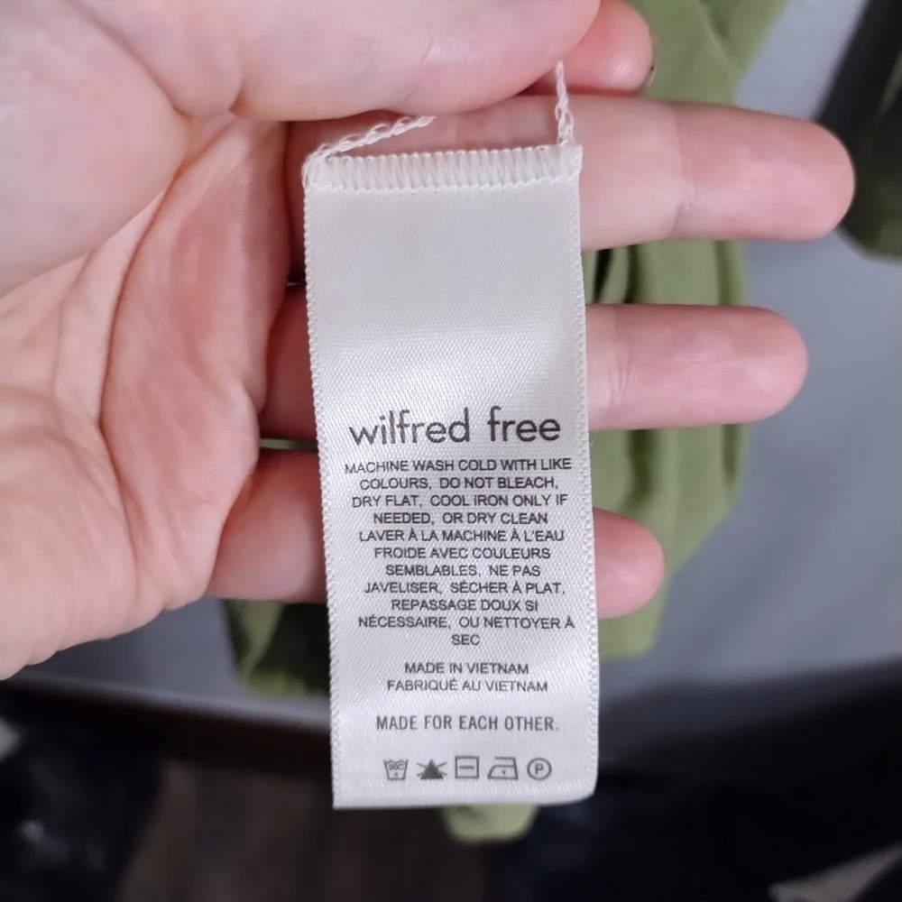 Aritzia Wilfred Free Minimalist‎ Preppy Boho Tennis Prep Mini Dress M